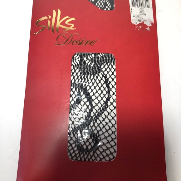 Womens Designer Stockings. Thigh High. Large. NEW
Silks - Picture 2 of 5